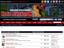 Tablet Screenshot of killerreviews.com